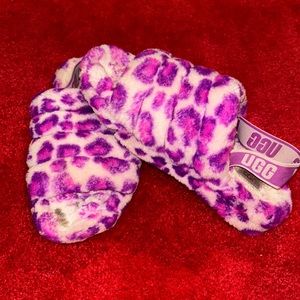 Leopard print Ugg slippers.